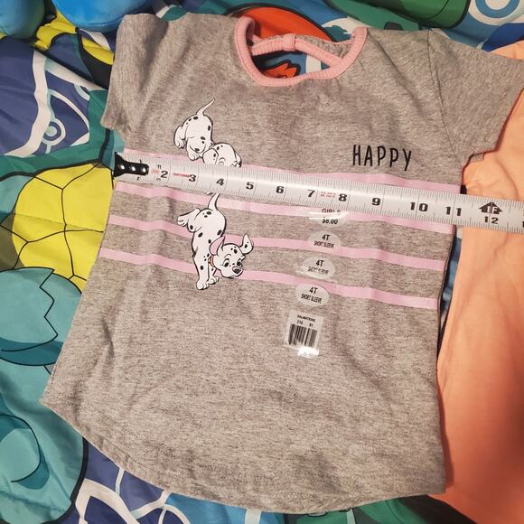 Lot of 3 NEW Toddler Size 4 Shirts Skye Everest Paw Patrol and Disney Dalmatians - Picture 9 of 9